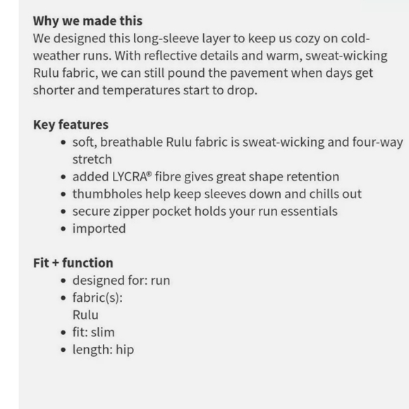 Lululemon Kanto Catch Me 1/2 Zip Pullover Jacket - Picture 3 of 8